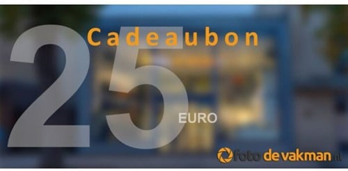 Foto De Vakman: Cadeaubon t.w.v. 25 euro