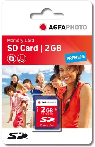 AgfaPhoto SD kaart 2GB 133x Premium