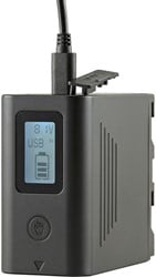  Jupio ProLine NP-F970 LCD (Micro USB + Type C input / USB 5V 10050mAh
