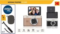 Kodak C1 Compact Camera Tiltable Scherm Black Kit 