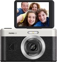 Kodak C1 Compact Camera Tiltable Scherm Black Kit -2