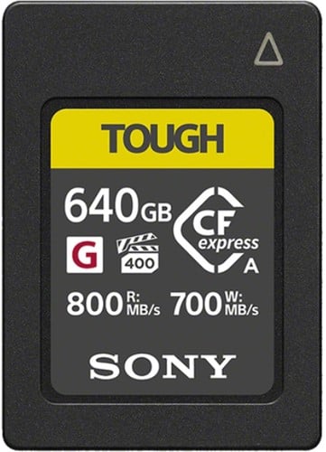 Sony CFexpressType  A Memory Card 640gb