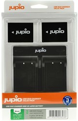 Jupio Value Pack: 2x Battery NP-W126S + USB Dual Charger