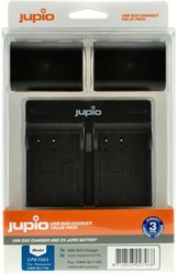Jupio Value Pack: 2x Battery DMW-BLF19E 1860mAh + USB Dual Charger