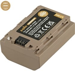 Jupio NP-FZ100 *ULTRA C* (USB-C input) 2400mAh