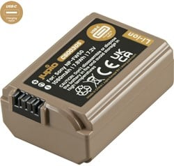 Jupio NP-FW50 *ULTRA C* (USB-C input) 1080mAh