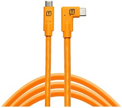 Tethertools TetherPro USB-C to USB-C Right Angle - Orange