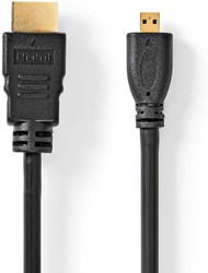Nedis High Speed HDMI-Kabel met Ethernet HDMI Connector - HDMI Micro-Connector - 4K@30Hz