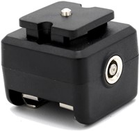 Caruba hotshoe adapter (middencontact naar X Contact)
