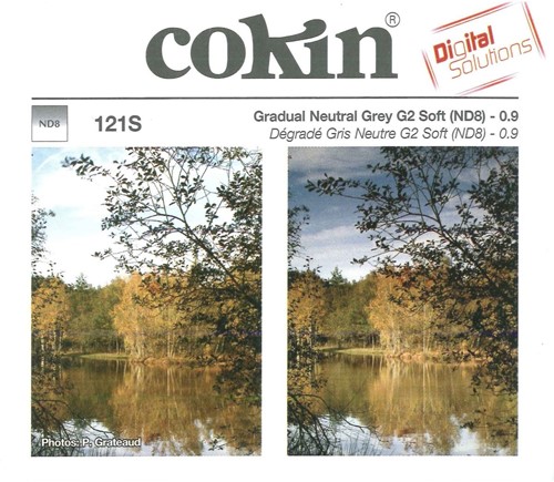 Cokin Filter A121S Grad. Neutral Grey G2-Soft (ND8) (0.9)-2
