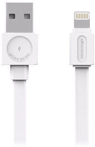 Allocacoc USBcable Lightning Basic; WHITE