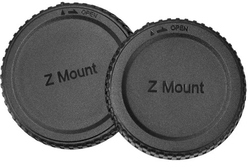 Caruba body en achterlens dop voor Nikon Z-Mount