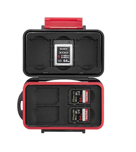 Mcc Multifunction Card Caruba Multi Card Case MCC-9 sd + CF Express B Foto de Vakman