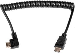 Caruba HDMI-HDMI Spring Wire Angled 45cm