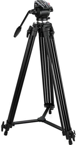 Caruba Videostar 177 Pro Videostatief + Liquid Damped Head