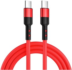 Caruba USB-C To USB-C 60W Cable 1 Meter Red