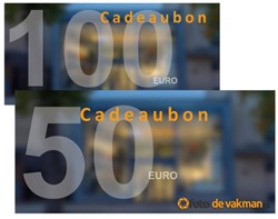 Foto De Vakman: Cadeaubon t.w.v. 150 euro