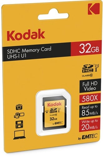 Kodak SDHC 32GB Class10 U1