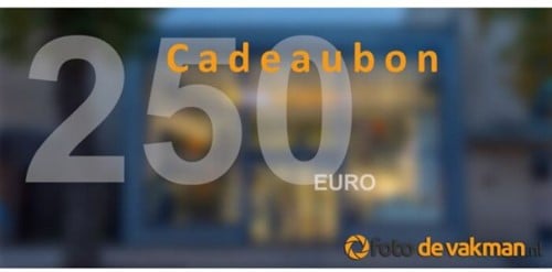 Foto de Vakman Cadeaubon t.w.v. 250 euro