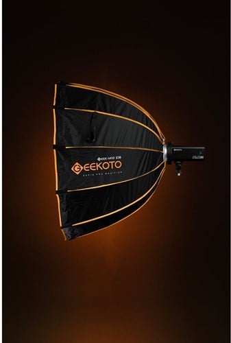 Geekoto Quick-Folding Octagon Softbox 36 Wide Bowens Mount.