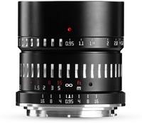 TTArtisan 50mm f/0.95 Fujifilm X-Mount | APS-C Black/Silver