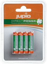 Jupio Rechargeable Batteries AAA 850 mAh 4 pcs DIRECT POWER VPE-10