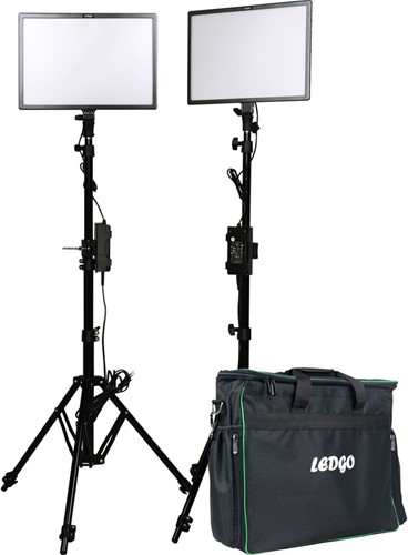 Ledgo E268CII Bi-color kit w/light stands (2 ligh/ high out)