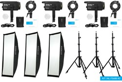 Nanlite FS 60B LED Tripple Kit (w/ Light Stand And Softbox)