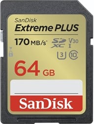 SanDisk Extreme Plus 64GB SDHC Memory Card 80MB &&&