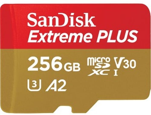 SanDisk Extreme Plus MicroSDXC 256GB+SD Adapter