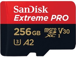 Sandisk Extreme Pro MicroSDXC 256GB+SD Adapter A