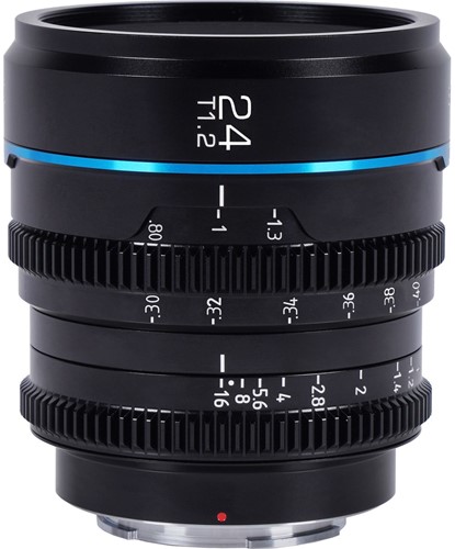 Sirui Nightwalker Series 24mm T1.2 S35 Manual Focus Cine ...