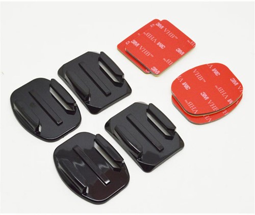 Telesin Action Camera Mount Set Self Adhesive (Straight+c...
