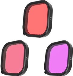 Telesin Duik-Filters For GoPro 9/10/11/12 Red/Pink/Magenta