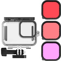 Telesin Duik-Filters For GoPro 9/10/11/12 Red/Pink/Magenta-2