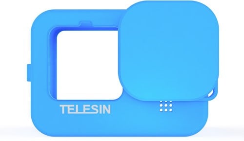 Telesin Protective Cover Siliconen For GoPro 9/10/11/12 - Blauw