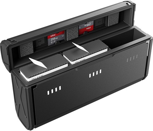 Telesin Pocket Oplaadbox + 2X Battery For GoPro 9,10,11,12