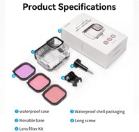 Telesin Waterproof Case + Duikfilter-Set - GoPro 12/11/10/9-2