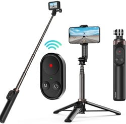 Telesin Vlog Selfie Stick For GoPro w/ Bluetooth Remote