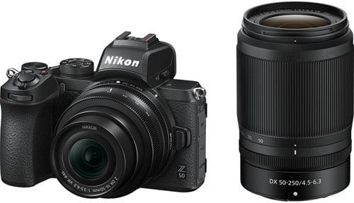 Nikon Z50 + 16-50mm+ 50-250mm