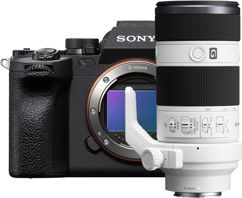 Sony A7 Mark IV body Zwart +Sony FE 70-200mm F4 G OSS II | G Full-frame