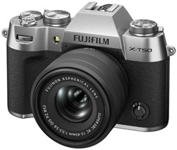 Fujifilm X -T50 + XC 15-45mm MILC 40,2 MP X-Trans CMOS 5 HR 7728 x 5152 Pixels Zilver