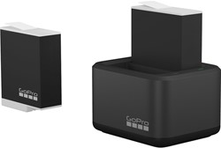 Gopro Dual Battery Charger +2x Enduro Batt For HERO12,11,10,9 