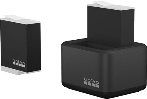 Gopro Dual Battery Charger +2x Enduro Batt For HERO12,11,10,9 