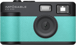 IMPÓSABLE - X10 PRO - Aqua Mint - 12MP - Screenless Retro Camera - incl 4GB Memory Card