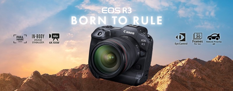 Canon EOS R3 en 3 nieuwe RF lenzen