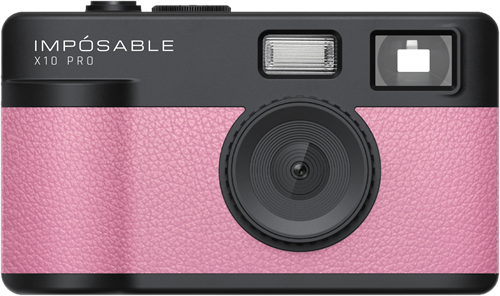 IMPÓSABLE - X10 PRO - Blush Pink - 12MP - Screenless Retro Camera - incl 4GB Memory Card