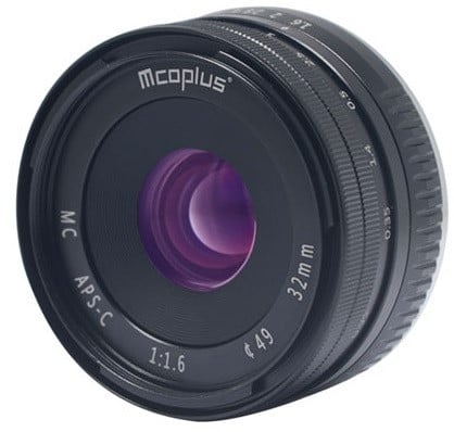 McoPlus MCO35mm F/1.6 Sony Zwart