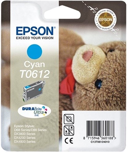 Epson Inktpatroon T0612 - Cyan/Cyaan