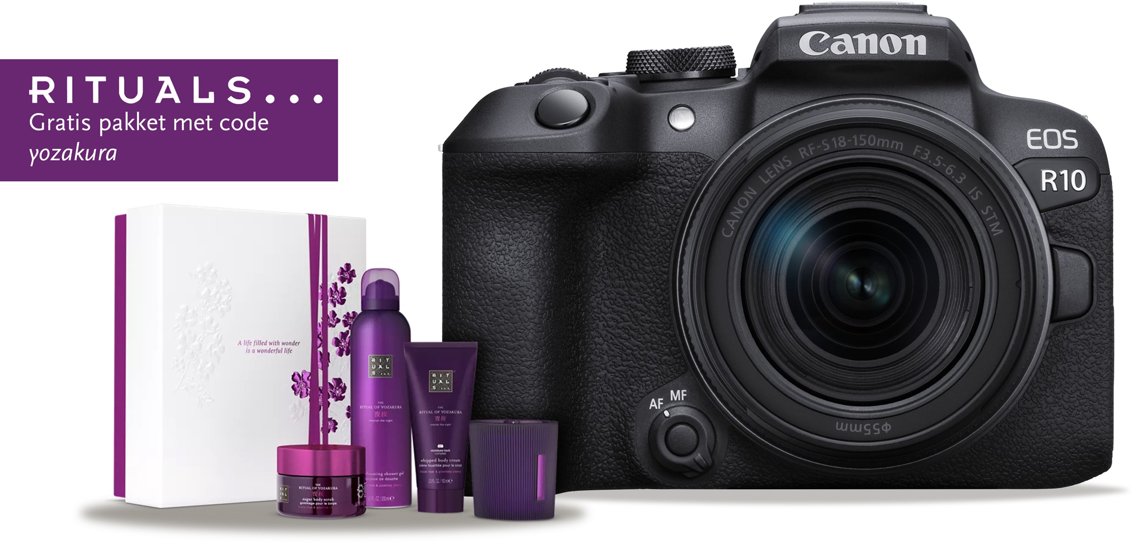 Canon EOS R10 + RF-S 18-150mm IS STM Zwart Foto de Vakman
